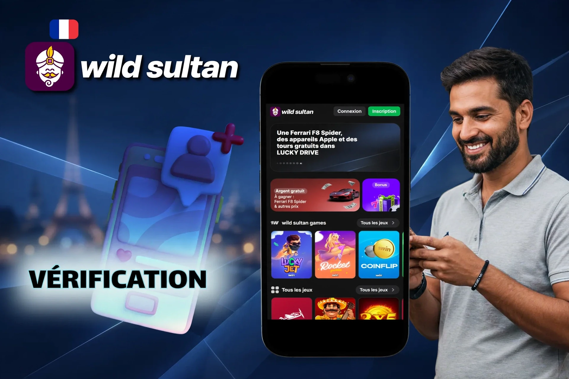 Processus de vérification d'identité chez Wild Sultan pour garantir la sécurité du compte.